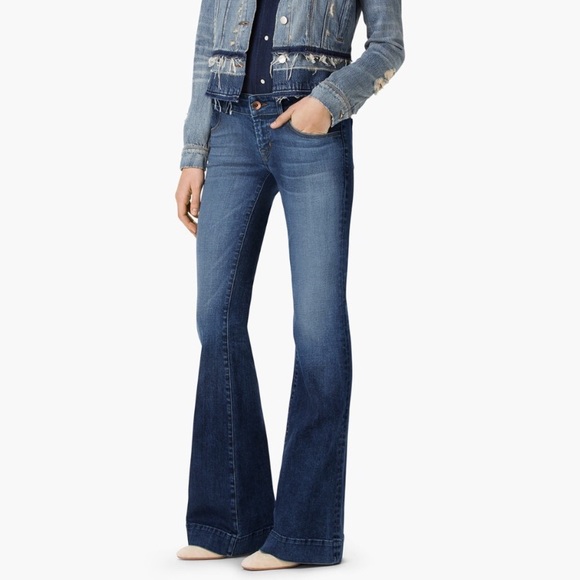 J Brand Denim - J Brand Lovestory Flare High Rise Jeans size 28